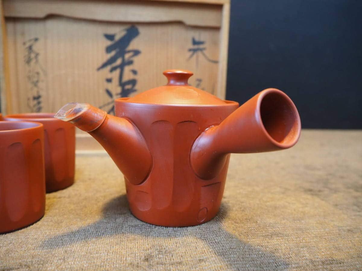 茶盌　茶器　白泥　常滑焼　義叟 道具 ] - 道具 常滑焼 海椙窯 井上義叟造 白泥細字茶碗（共箱